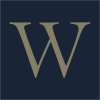 Whitfield Homes logo. A dark brass 'W' on a navy background.